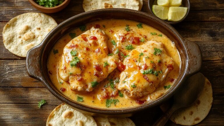 Mexican Chicken With Cheese Sauce 1 cheesy mexican chicken dish