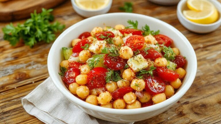 Cold Chickpea and Tomato Salad 1 chickpea tomato salad recipe