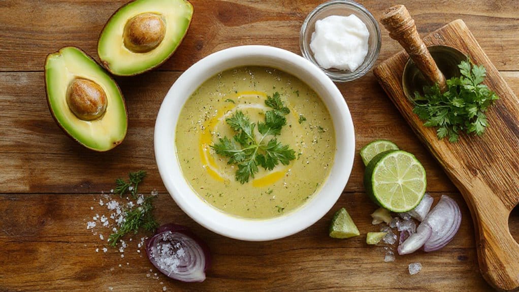 Chilled Avocado Soup 3 chilled avocado soup recipe