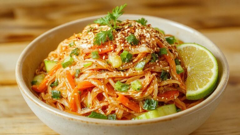 Cold Soba Noodle Salad 1 chilled noodle vegetable dish