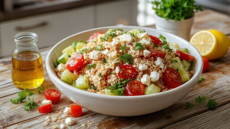Cold Quinoa Salad With Veggies 1 chilled quinoa vegetable salad