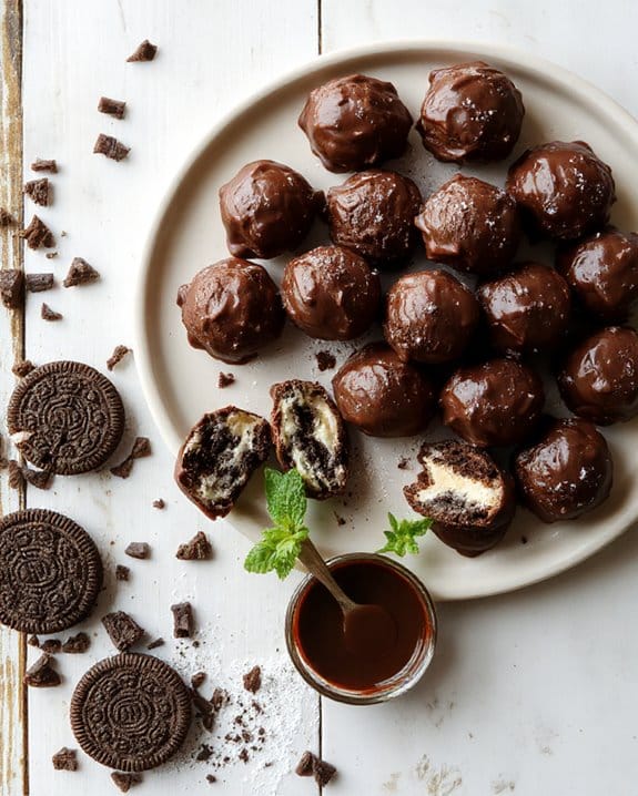 Oreo Balls 1 chocolate covered cookie truffles