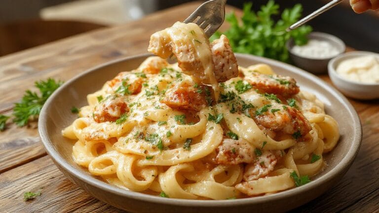 Cowboy Butter Chicken Linguine 1 creamy cowboy chicken pasta