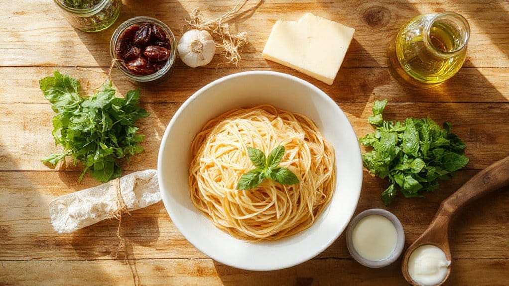 Spaghetti With Spinach and Sun-Dried Tomato Cream Sauce 3 creamy spinach spaghetti recipe
