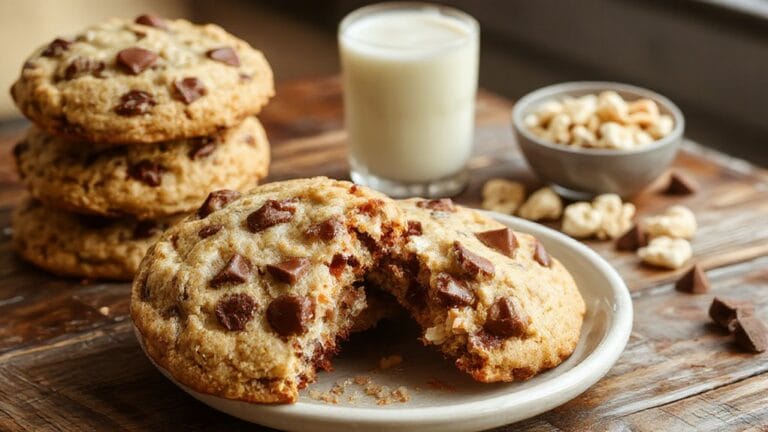 Rice Krispie Chocolate Chip Cookies 1 crunchy chocolate chip cookies