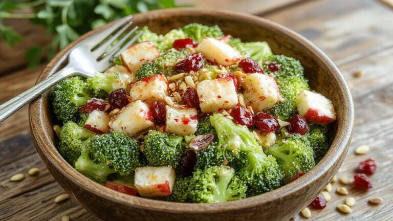 Honeycrisp Broccoli Salad 1 crunchy honeycrisp broccoli delight