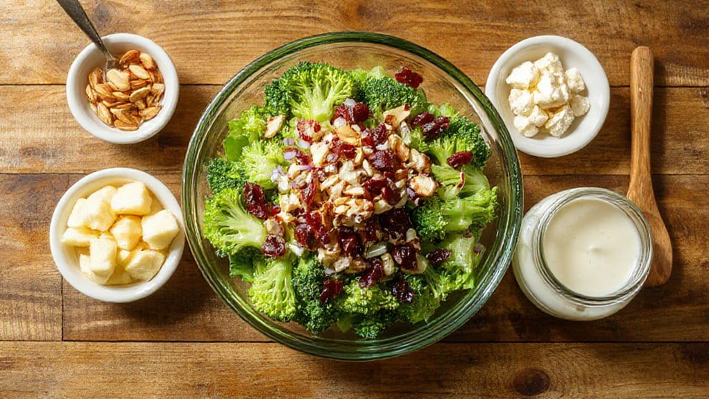 Honeycrisp Broccoli Salad 3 crunchy honeycrisp broccoli salad
