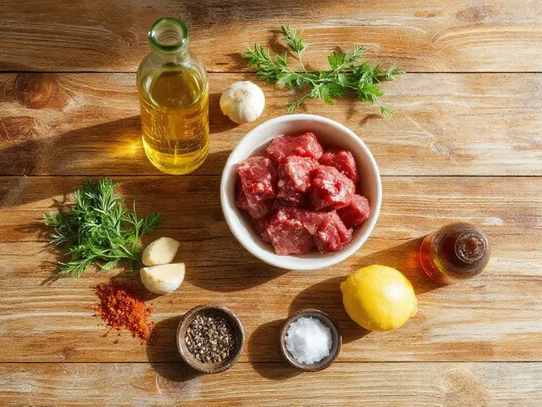 Beef Kebab Marinade 3 flavored beef kebabs recipe