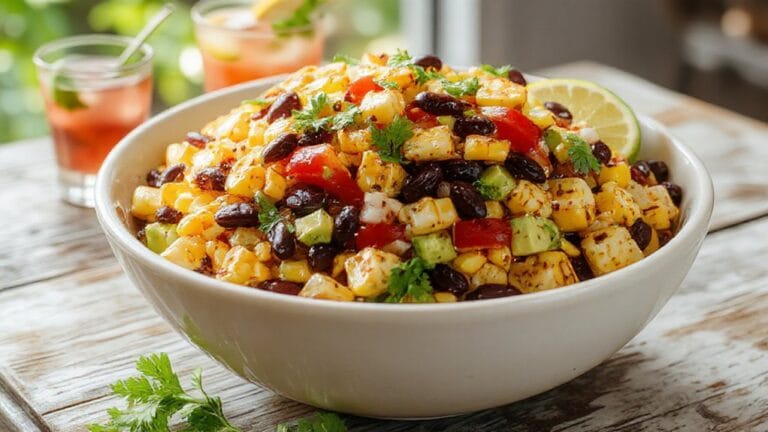 Grilled Corn and Black Bean Salad 1 grilled corn black bean salad