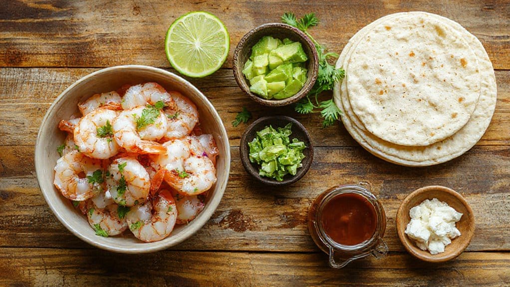 Grilled Shrimp Tacos 3 grilled shrimp tacos recipe