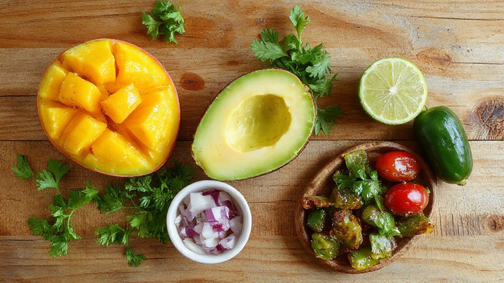 Mango and Avocado Salsa 3 mango avocado salsa recipe