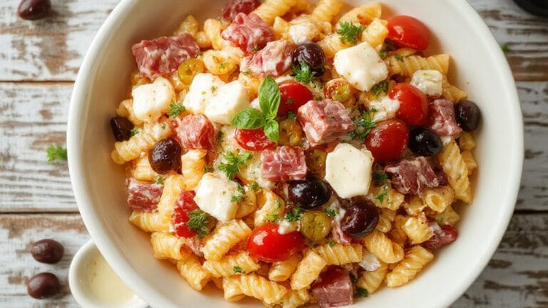 Italian Grinder Pasta Salad 1 mediterranean pasta salad recipe