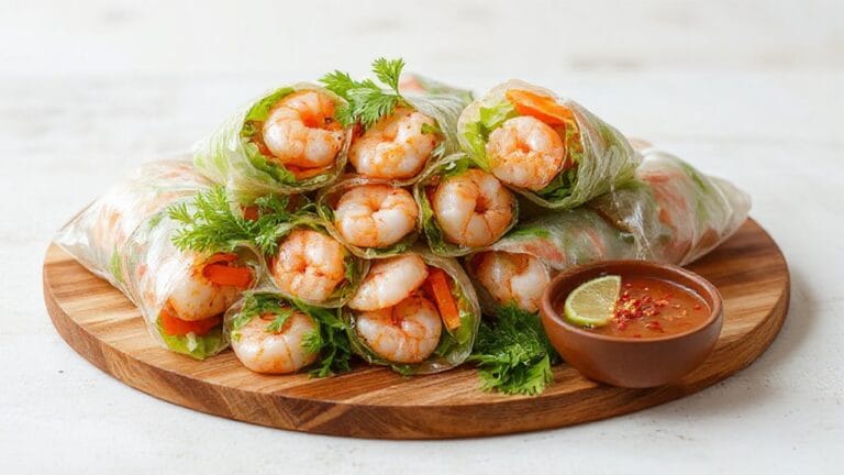 Chilled Shrimp Salad Rolls 1 refreshing seafood salad wraps