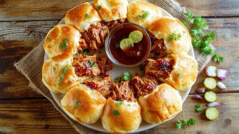 BBQ Pulled Pork Sliders 1 savory bbq pork sliders