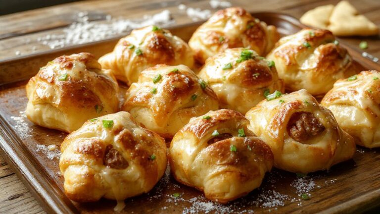 Sausage Cream Cheese Crescents 1 savory sausage cream cheese crescents