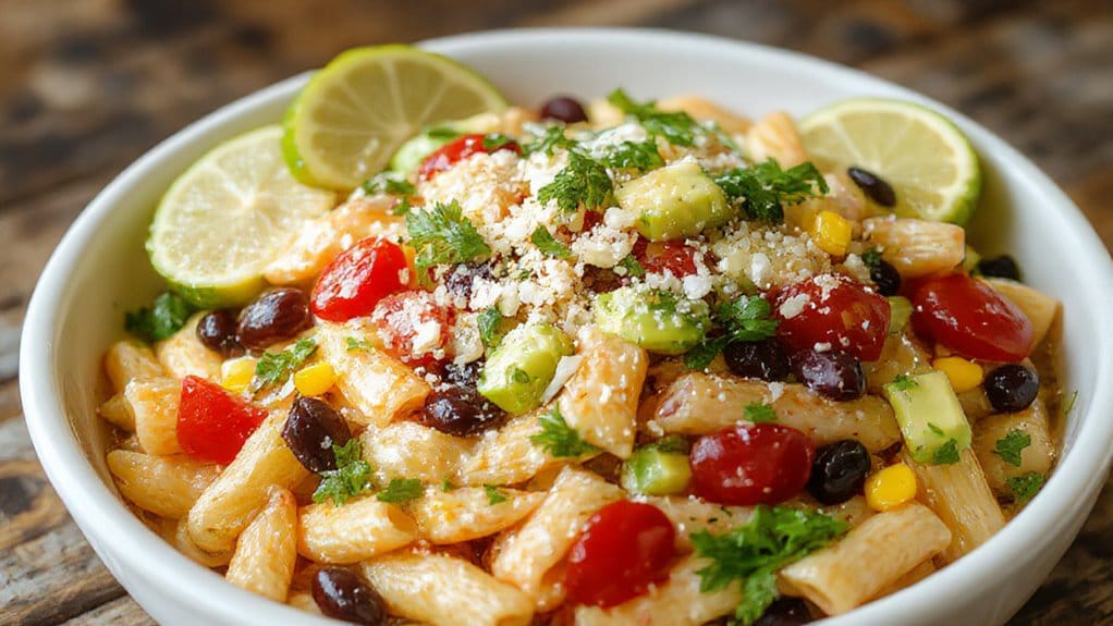 Southwestern Pasta Salad 6 southwestern inspired pasta salad