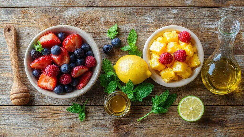 Summer Fruit Salad With Mint 3 vibrant summer fruit salad