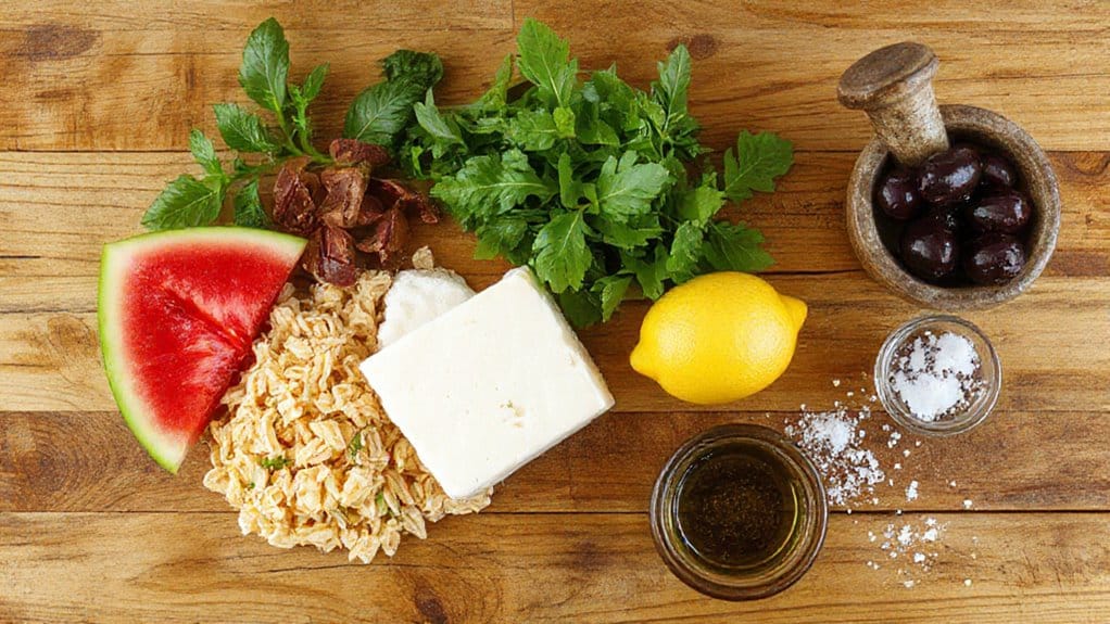 Watermelon-Feta Orzo Salad 3 watermelon feta orzo salad
