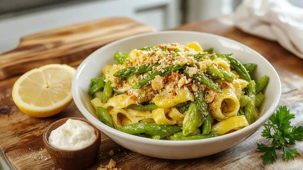 Asparagus Pasta With Whipped Ricotta and Breadcrumbs 11 asparagus pasta with ricotta