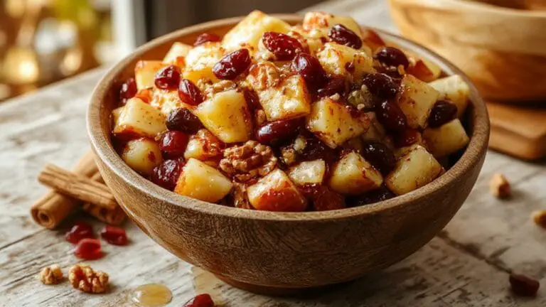 Fall Fruit Salad With Apple Cider Vinaigrette 1 autumn fruit salad recipe