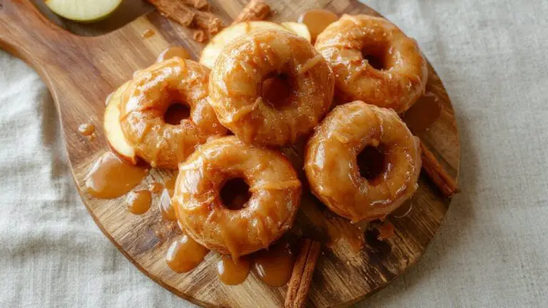Caramel Apple Cider Donuts 1 caramel apple cider donuts