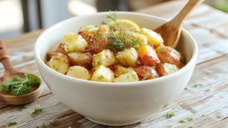 Lemon Dill Potato Salad 1 creamy lemon dill potatoes
