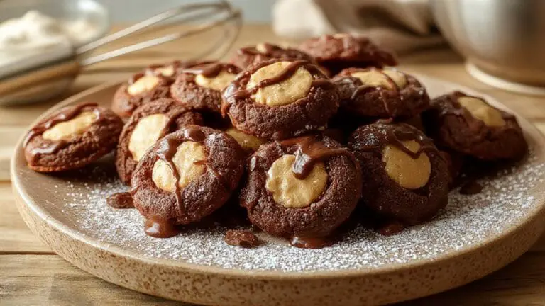 Buckeye Brownie Cookies 1 decadent chocolate cookie treat