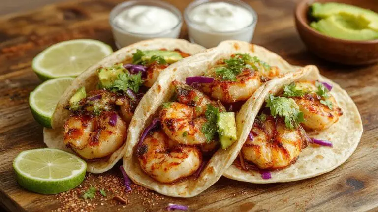 Grilled Shrimp Tacos 1 delicious grilled shrimp tacos