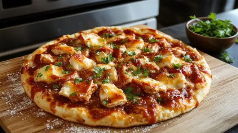 BBQ Chicken Pizza 1 grilled chicken pizza delight