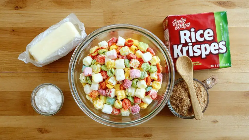 Lucky Charms Marshmallow Treats 3 lucky charms dessert treats