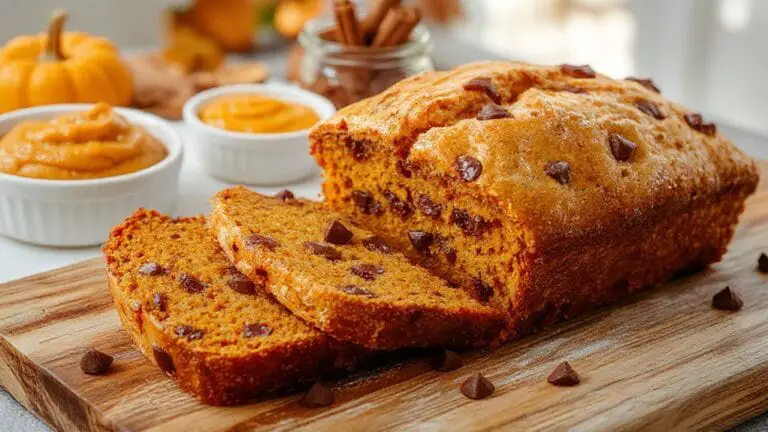 Pumpkin Chocolate Chip Bread 1 pumpkin chocolate chip delight