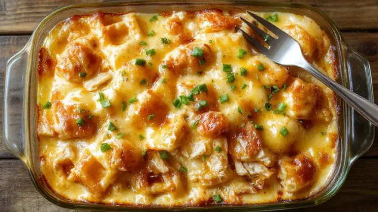 Chicken and Waffles Casserole 1 savory breakfast comfort dish