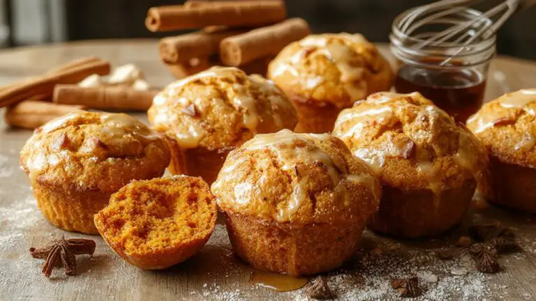 Pumpkin Spice Muffins With Maple Glaze 1 seasonal flavored baked goods