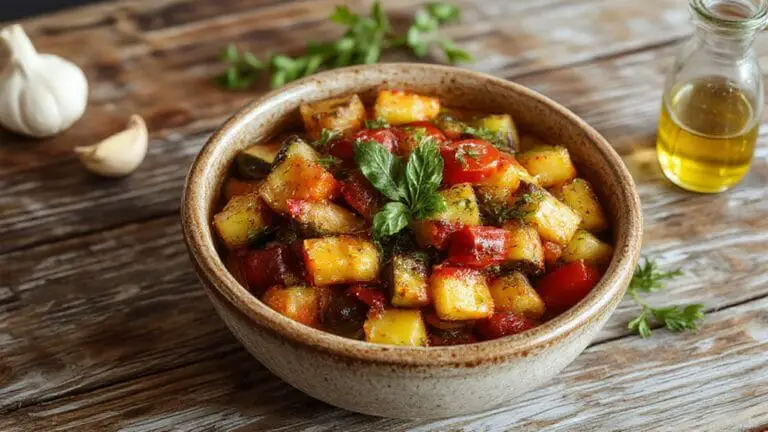 Summer Vegetable Ratatouille 1 seasonal vegetable medley stew