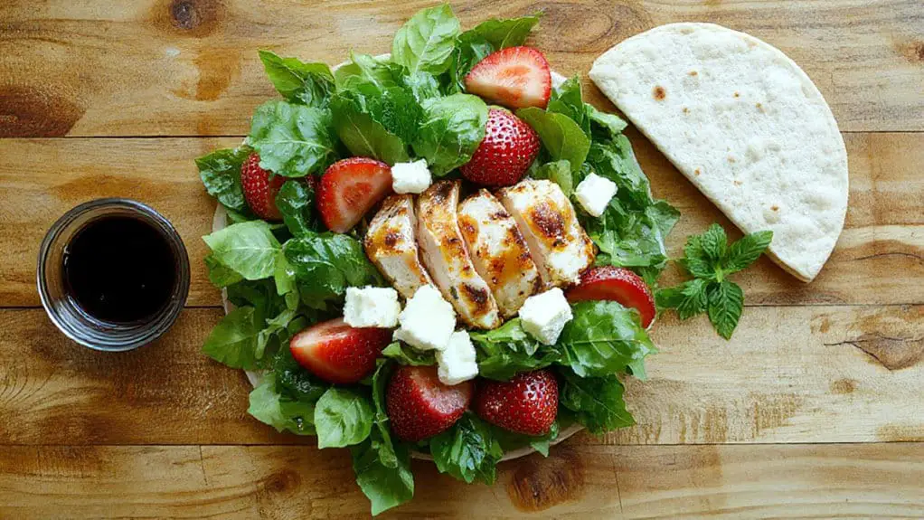 Strawberry and Spinach Wraps 3 strawberry spinach tortilla wraps