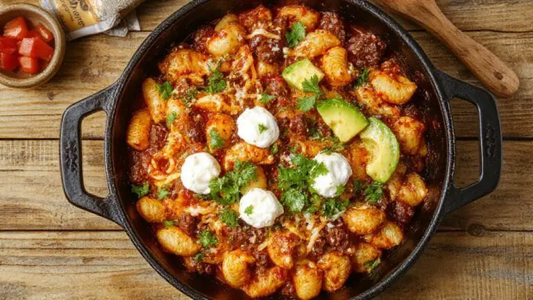 One-Pot Taco Pasta 1 taco flavored pasta dish
