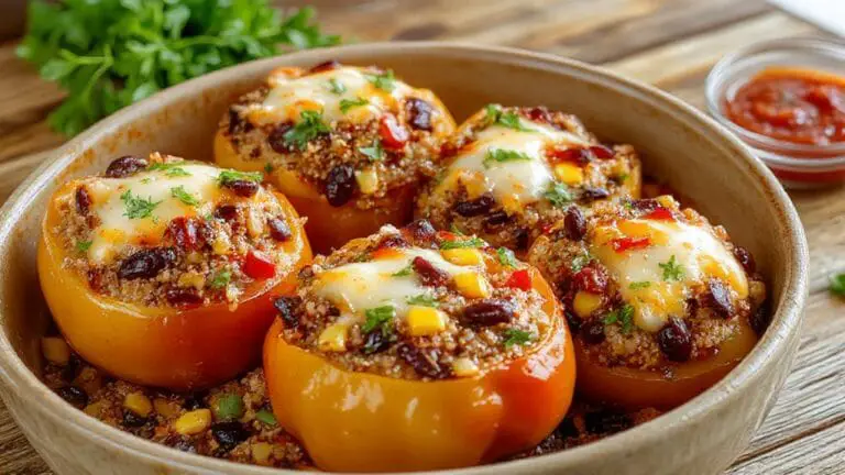 Vegetarian Stuffed Pano Peppers 1 vegetarian stuffed pepper recipe