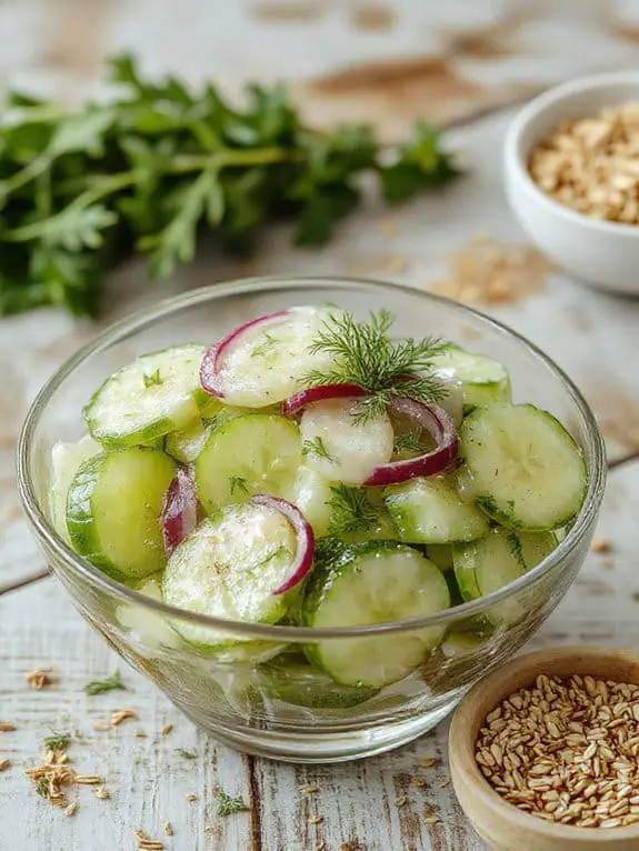 Cucumber Salad Recipe 1 crisp and refreshing cucumber salad