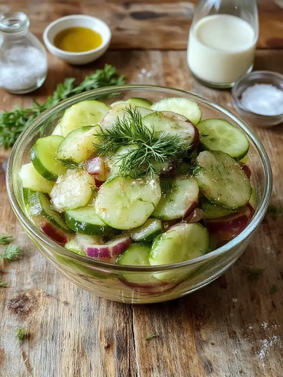 Cucumber Salad Recipe 3 crisp cucumber salad recipe