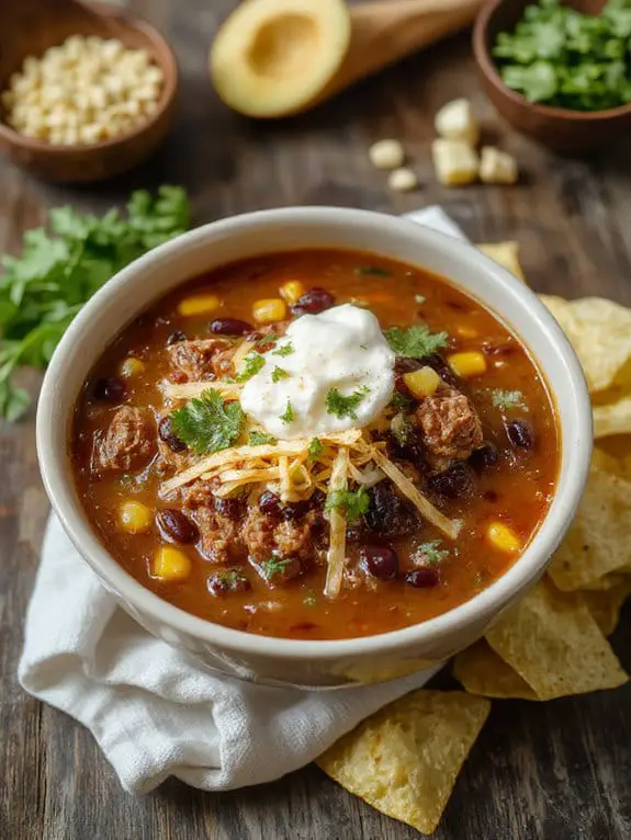 Taco Soup Recipe 3 hearty taco soup recipe