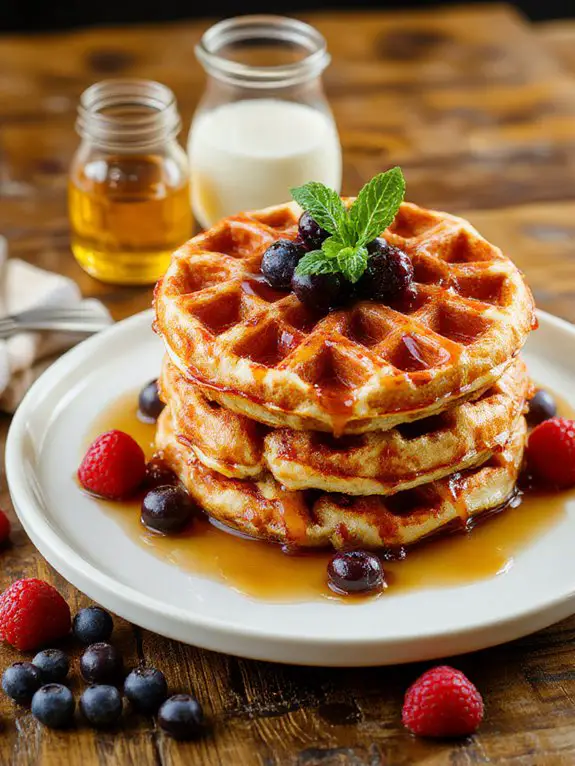 Waffle Recipe 3 homemade waffles for breakfast