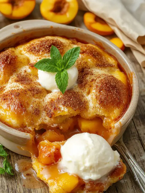 Peach Cobbler Recipe 1 peach cobbler dessert recipe