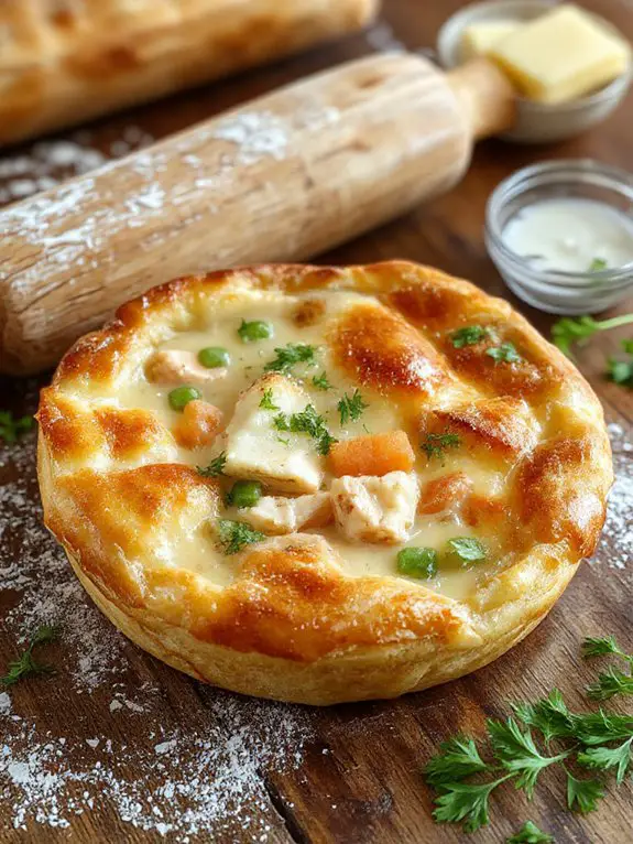 Chicken Pot Pie Recipe 1 savory chicken pie dish