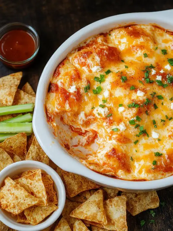 Buffalo Chicken Dip Recipe 1 spicy buffalo chicken dip