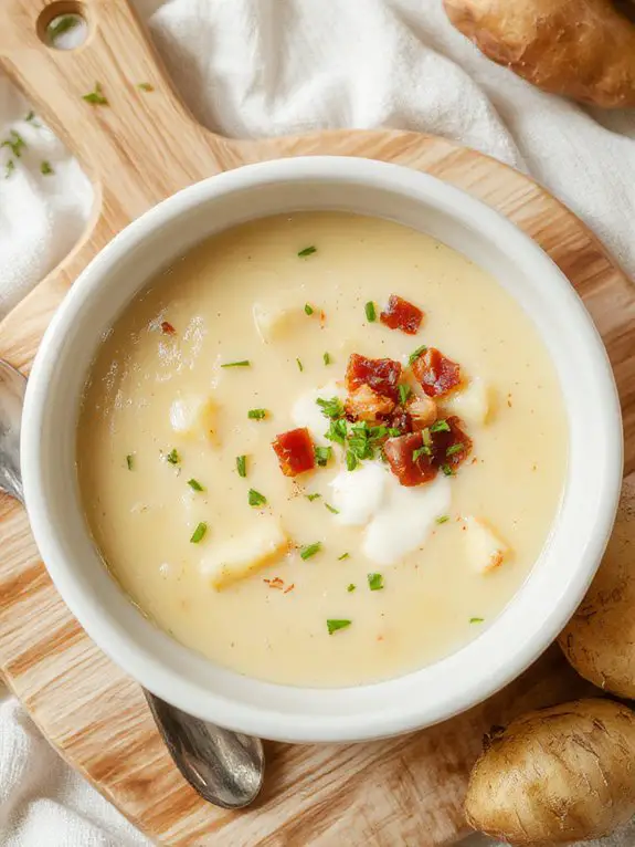 balanced comforting potato soup