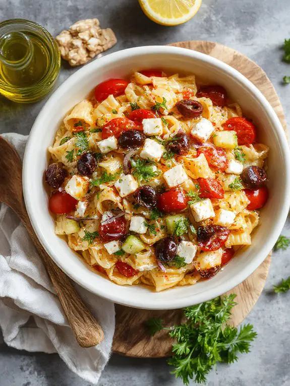balanced pasta salad nutrition