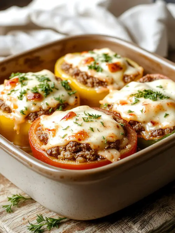 bell peppers stuffed savory