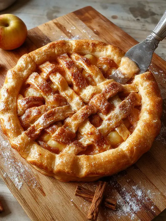 buttery spiced apple pie