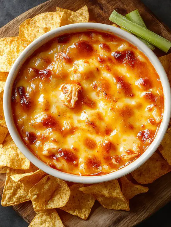 creamy buffalo chicken dip