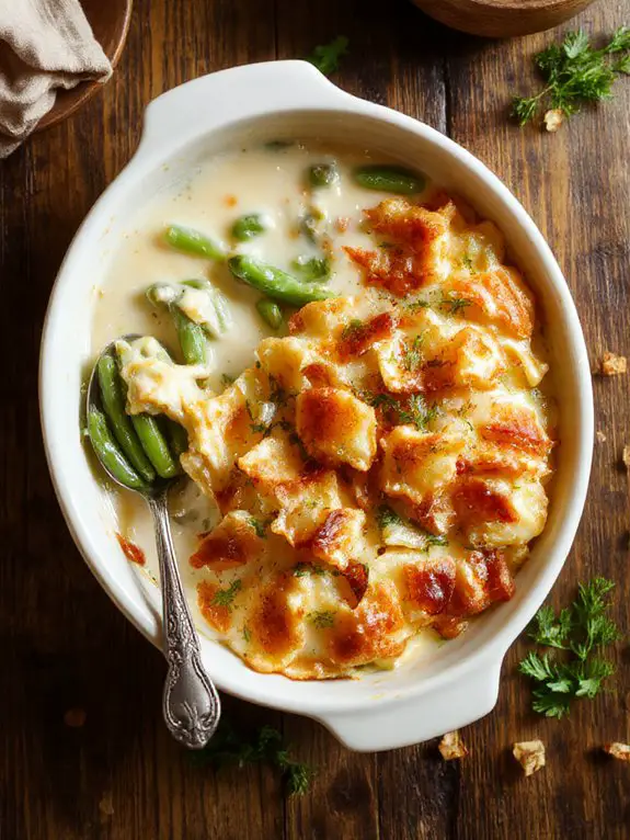 creamy crispy comfort food